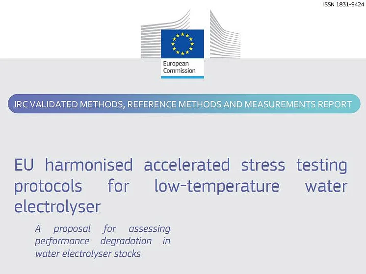 [Translate to Englisch:] EU harmonisierte Protokolle für beschleunigte Belastungstests für Niedertemperatur-Elektrolyseure